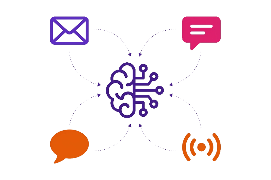 Agentic AI contextual reasoning icon